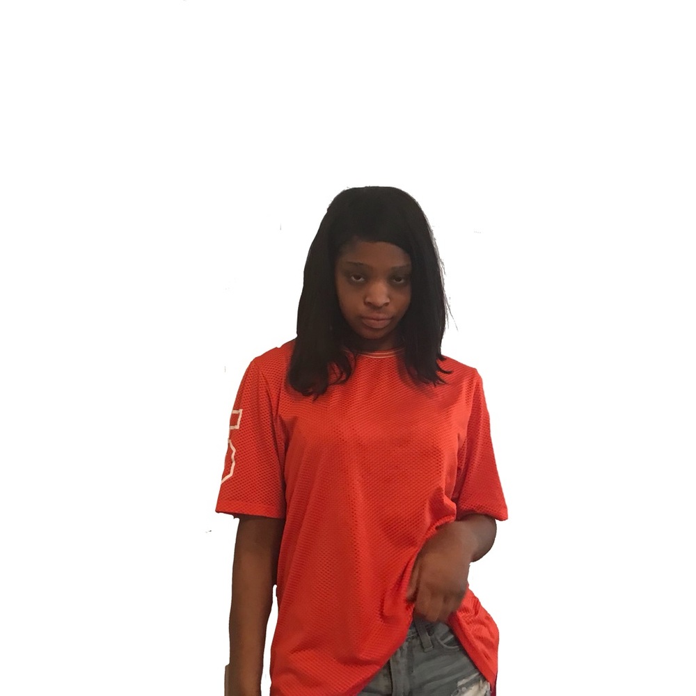 Orange and White Jersey